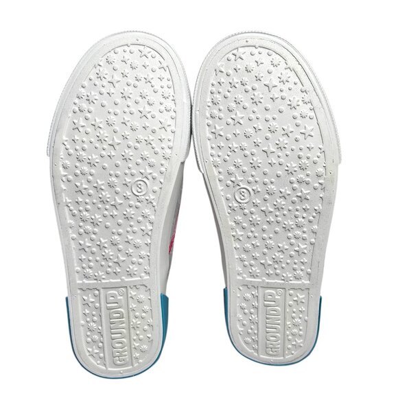 Super Mario Princess Peach Sneakers Slip-On Twin Gore Big & Little Girls 3D Logo - Picture 8 of 8